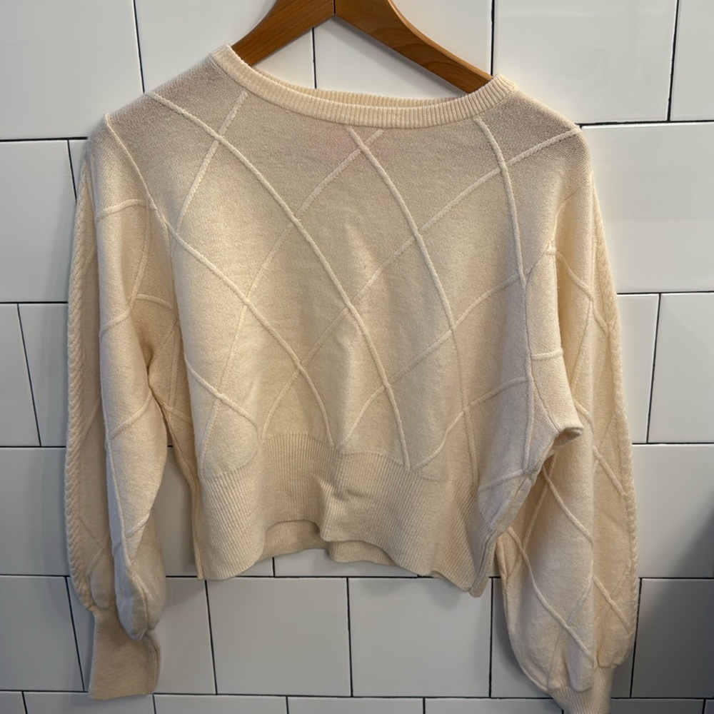 NWT Crush cropped cashmere sweater size small size 1